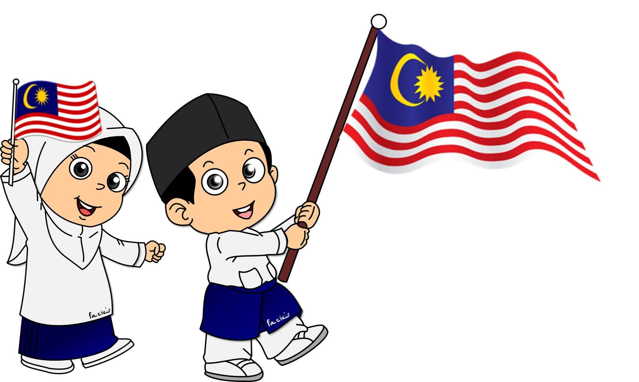 31 Gambar Kartun Bendera Malaysia Miki Kartun | Images and Photos finder